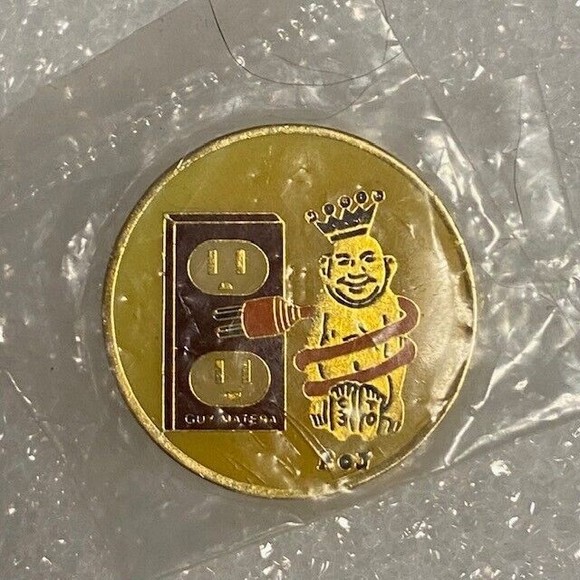 Royal Order of Jesters ROJ Guy Matera Billiken Electrical Outlet Pin - Picture 1 of 2